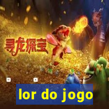 lor do jogo